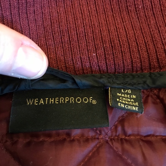3. Weatherproof Burgandy Jacket - Picture 8 of 10